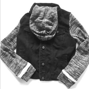 mudd’s denim jacket/hoodie
